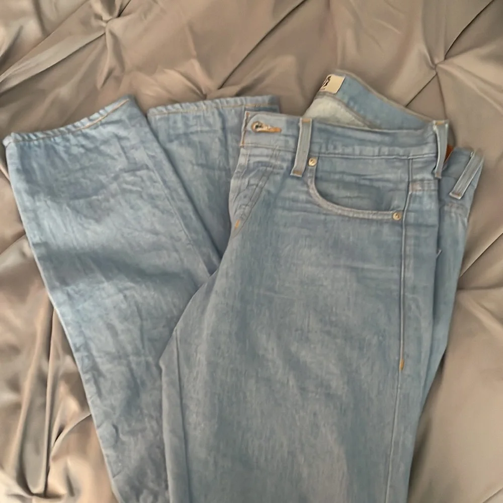 Naked & Famous Denim Light Blue Skinny Jeans - Picture 4 of 5